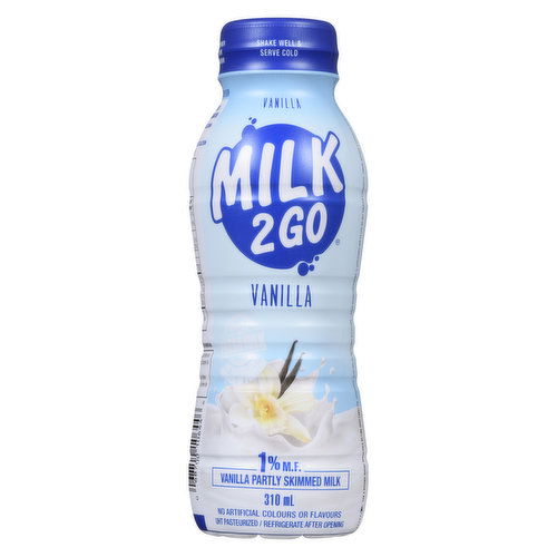 MILK 2 GO - Vanilla 1% M.F.