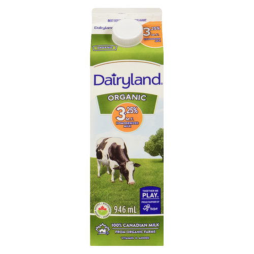 Dairyland - Organic 3.25% Milk Homogenized