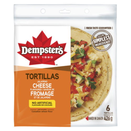 Dempster's - Dempster Tortillas Jalapeno Chse 10IN