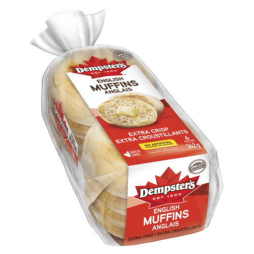 Dempsters - Extra Crisp English Muffins