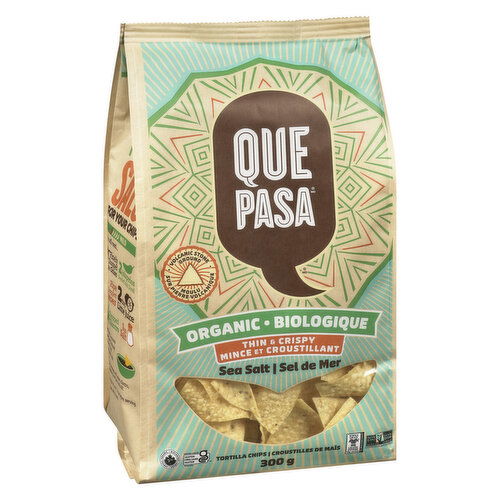 Que Pasa - Organic Tortilla Chips Sea Salt