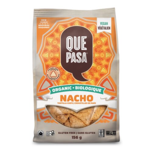 QUE PASA - Organic Nacho Tortilla Chips