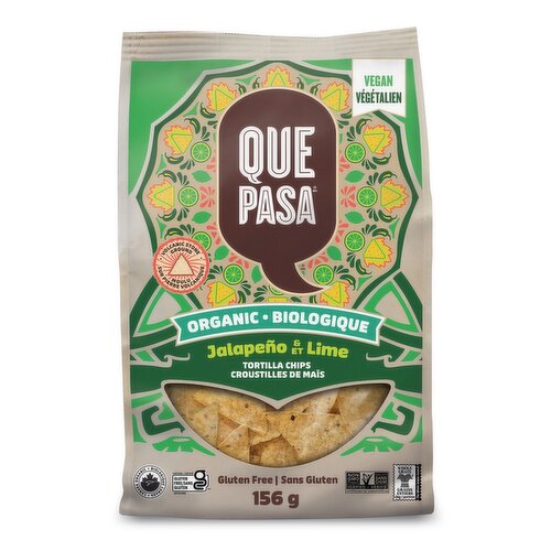 QUE PASA - Organic Jalapeno & Lime Chips