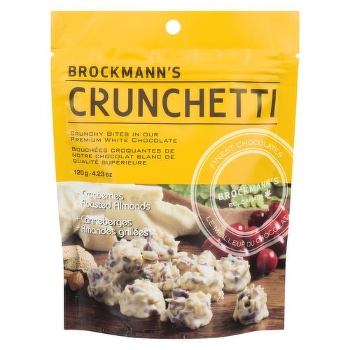 Brockmann's - Crunchetti Cranberries White Chocolate