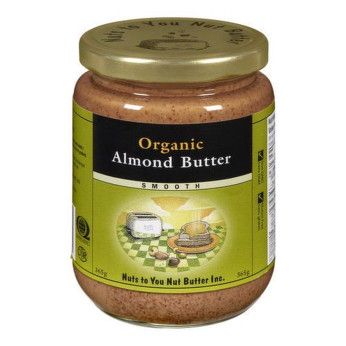 Nuts to You - Organic Almond Smooth Butter