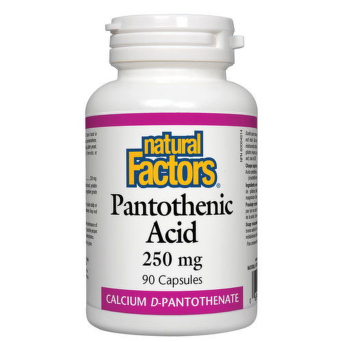 Natural Factors - Pantothenic Acid 250mg