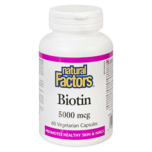 Natural Factors - Biotin 5000mcg