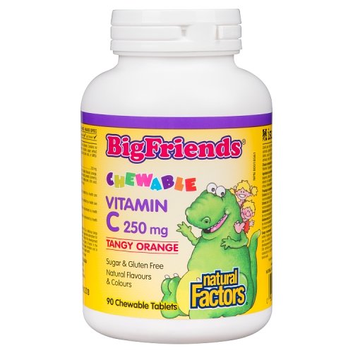 Natural Factors - Big Friends Vitamin C 250mg Chewable Orange