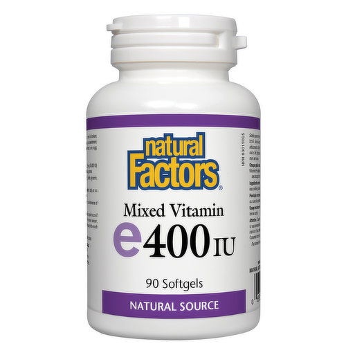 Natural Factors - Vitamin E 400IU Mixed