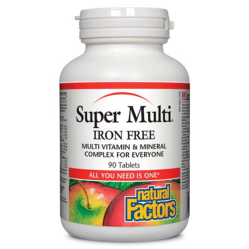 Natural Factors - Super Multi Plus Iron Free