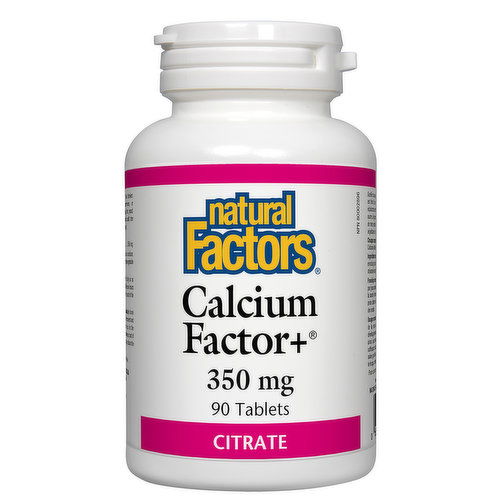 Natural Factors - Calcium Citrate 350mg