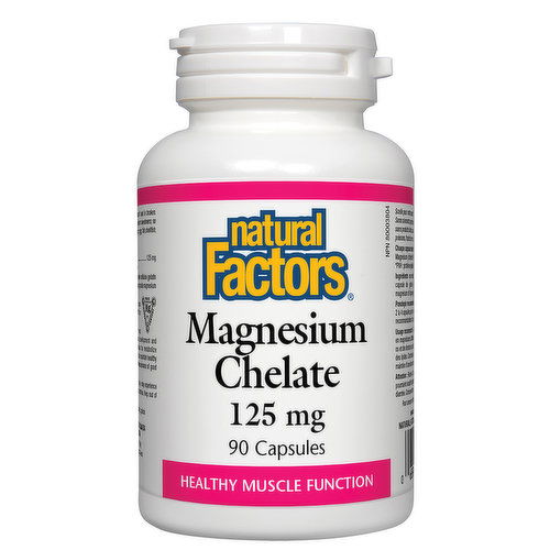 Natural Factors - Magnesium Chelate 125mg