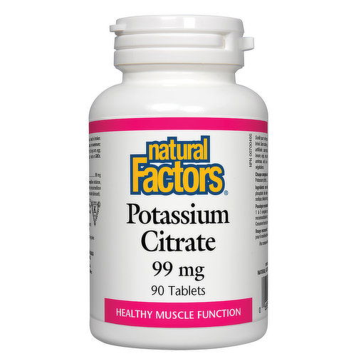 Natural Factors - Potassium Citrate 99mg