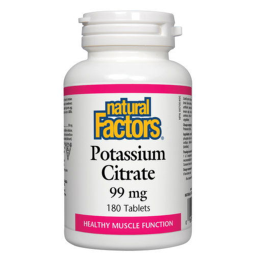 Natural Factors - Potassium Citrate 99mg