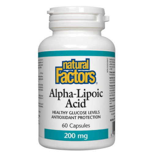 Natural Factors - Alpha Lipoic Acid 200mg