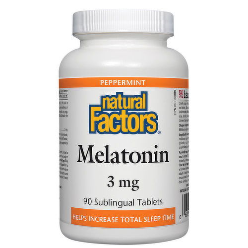 Natural Factors - Melatonin 3mg Sublingual