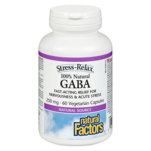 Natural Factors - Stress-Relax Gaba 250mg