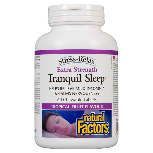 Natural Factors - Stress Relax Tranquil Sleep Extra Strength Chews