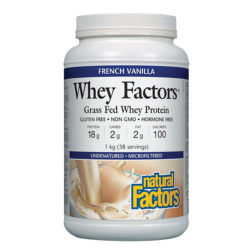 Natural Factors - Whey Factors Whey Protein French Vanilla