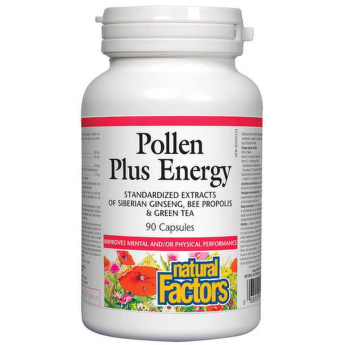 Natural Factors - Pollen Plus Energy