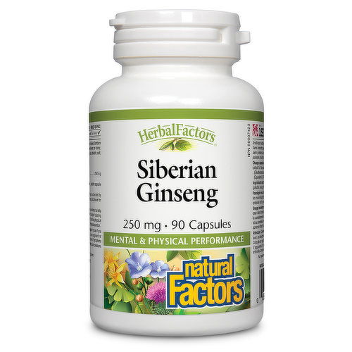 Natural Factors - Herb Factors Siberian Ginseng