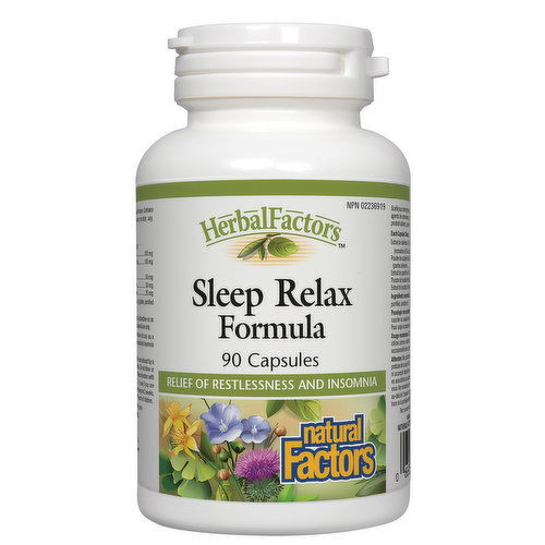 Natural Factors - HerbalFactors Sleep Relax Formula