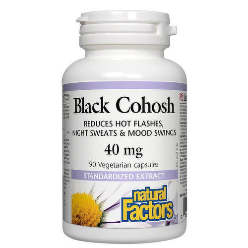 Natural Factors - Black Cohosh Standardized Extract 40mg