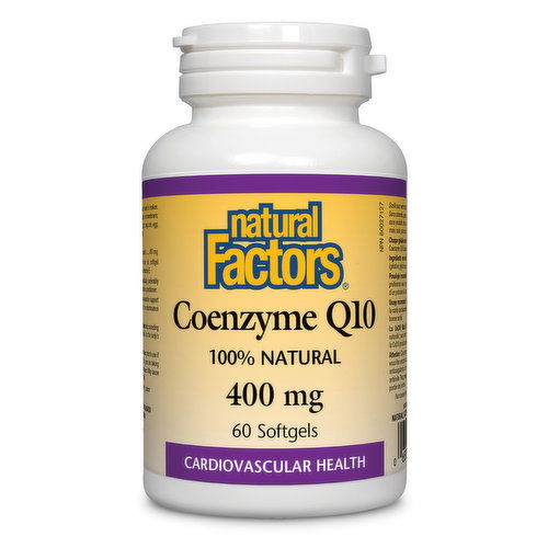 Natural Factors - Coenzyme Q10 400mg