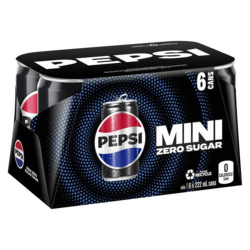 Pepsi - Pepsi Mini Cans Zero Sugar