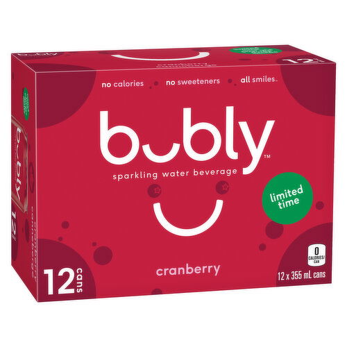 Bubly - Cranberry Sparkling Water