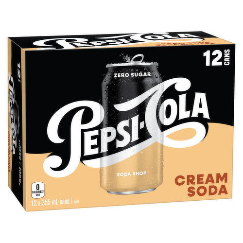 Pepsi - Cola Zero Sugar Soda Shop, 355mL Cans