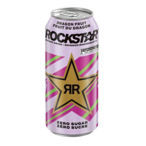 Rockstar - Zero Sugar Energy Drink - Dragon Fruit