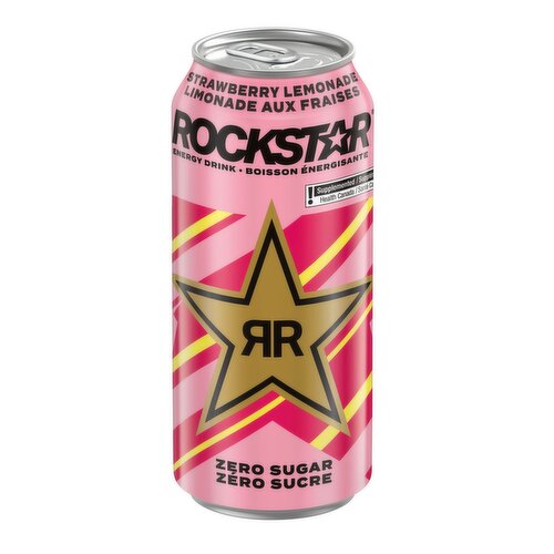 Rockstar - Zero Sugar Strawberry Lemonde