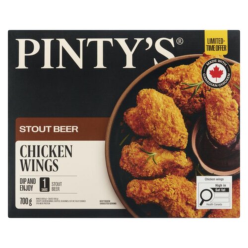 PINTY'S - Chicken Wings Stout Beer Crispy, Limited Edition