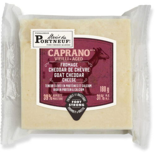 Alexis de PORTNEUF - Aged Caparano Goat Cheese