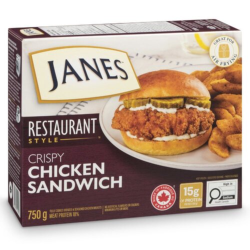 Janes - Restaurant Style Crispy Chicken Sandwich