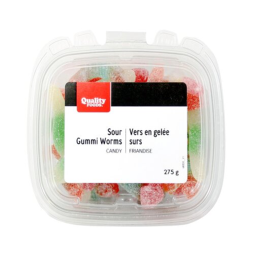 Quality Foods - Sour Gummi Worms