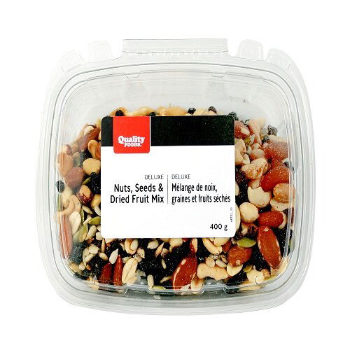 Quality Foods - Deluxe Nuts Seeds & Dried Fruits Mix