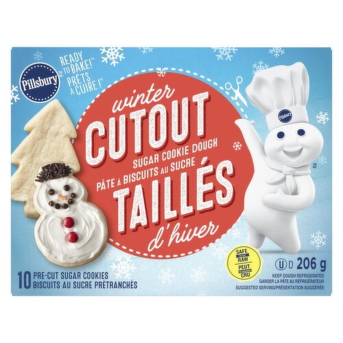 Pillsbury - Ready to Bake - Winter Cutout Sugar Cookie Dough