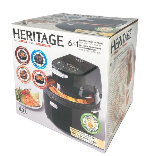 Heritage - 6-in-1 Electric Steam Air Fryer