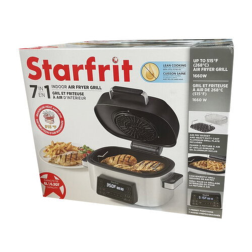 Starfrit - 7-in-1 Indoor Air Fryer Grill