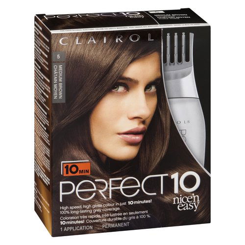 CLAIROL - Nice'n Easy Perfect 10 - 5 Medium Brown