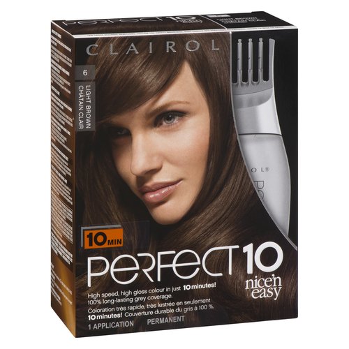 CLAIROL - Nice'n Easy Perfect 10 - 6 Light Brown