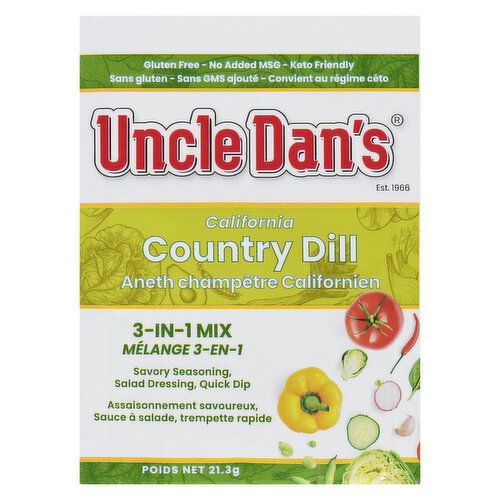 Uncle Dan's - California Dill Dressing Mix