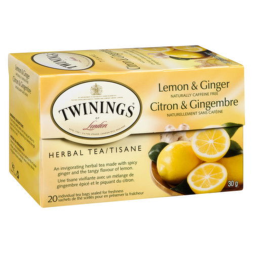 Twinings - Herbal Tea - Lemon and Ginger