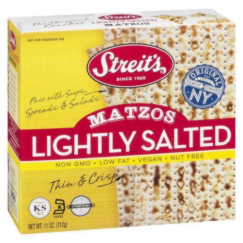 Streit's - Matzo Lightly Salted