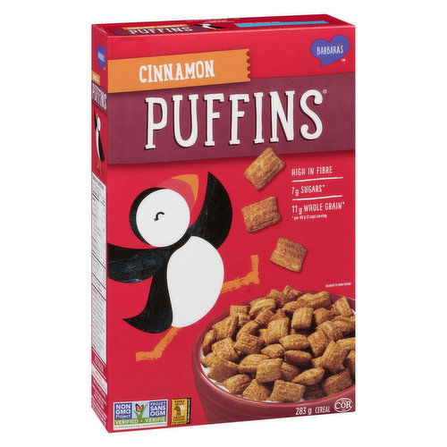 Barbara's - Puffins Cereal Cinnamon