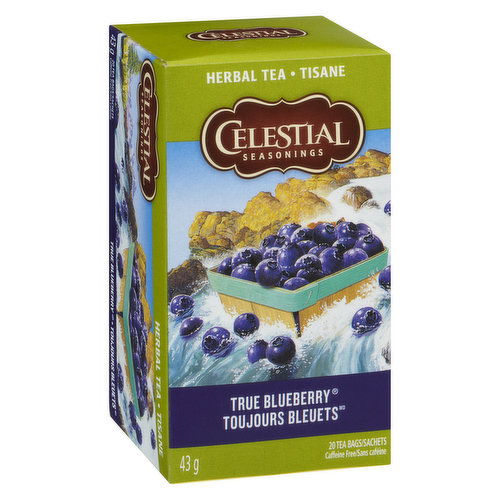 Celestial Seasonings - Tea True Blueberry