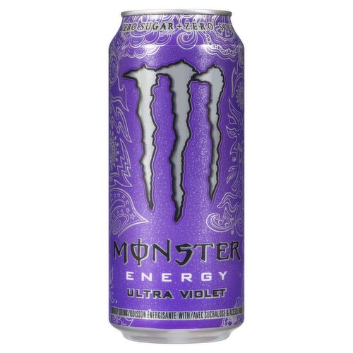 Monster - Caffeinated Energy drink - Ultra Violet