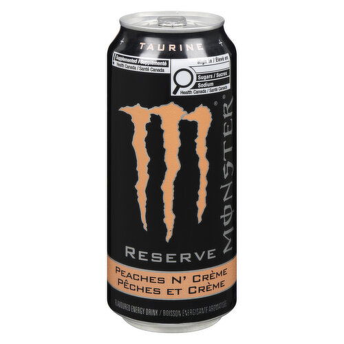 Monster Energy - Reserve Peaches n Creme